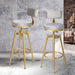 Bar Stools Kitchen Stool Chair Swivel Barstools Velvet