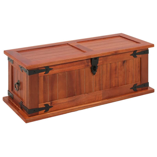 Storage Chest 60x25x22 Cm Solid Acacia Wood Xaixab