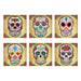 Sugar Skull Acrylic Table Coasters