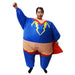 Super Hero Fancy Dress Inflatable Suit -fan Operated Costume