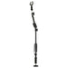 Table Mounted Microphone Stand Black Steel Ibbik