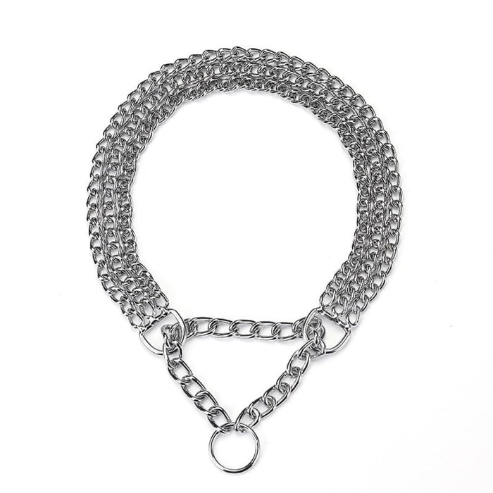 Three Row Chain Dog Adjustment Collar