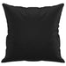 Throw Pillows 2 Pcs Black 40x40 Cm Faux Leather Takaik