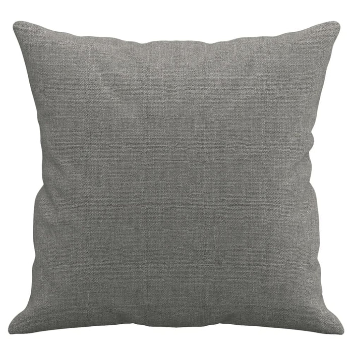 Throw Pillows 2 Pcs Dark Grey 40x40 Cm Fabric Takaix