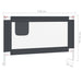 Toddler Safety Bed Rail Dark Grey 120x25 Cm Fabric Obxxi