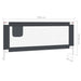 Toddler Safety Bed Rail Dark Grey 200x25 Cm Fabric Obxtt