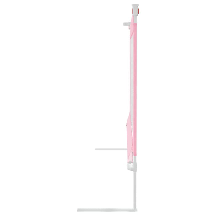 Toddler Safety Bed Rail Pink 140x25 Cm Fabric Obxbo