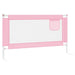 Toddler Safety Bed Rail Pink 140x25 Cm Fabric Obxbo