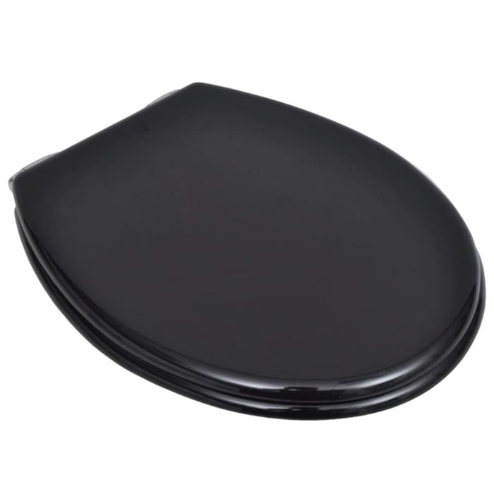 Toilet Seats With Soft Close Lids 2 Pcs Mdf Black Xipkbp