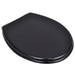 Toilet Seats With Soft Close Lids 2 Pcs Mdf Black Xipkbp