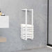 Towel Rack White 12.5x12.5x60 Cm Steel Ttlool