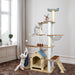 Cat Tree Scratching Post Scratcher Cats Tower Wood Condo