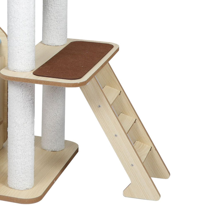 Cat Tree Scratching Post Scratcher Cats Tower Wood Condo