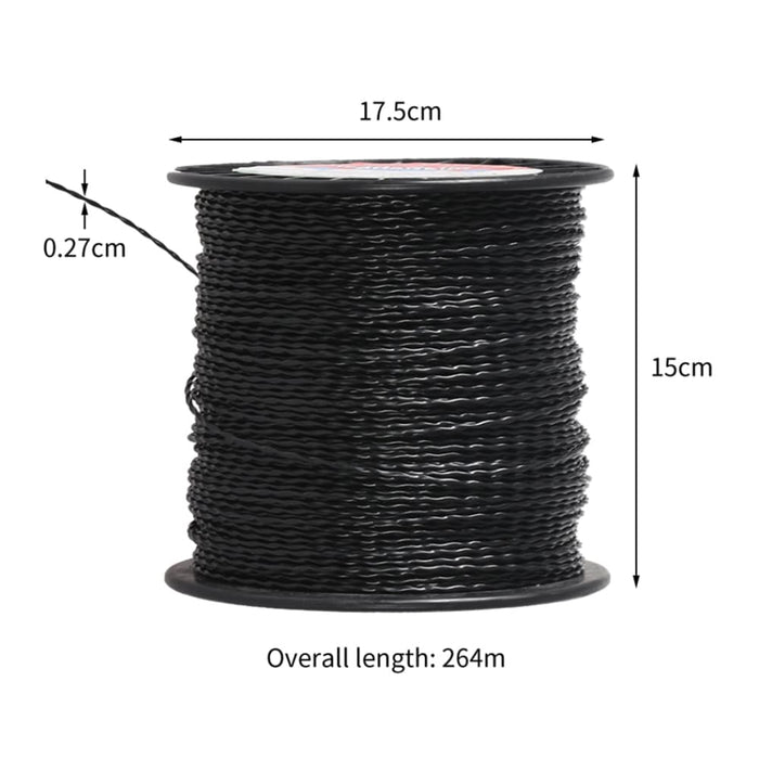 Goslash Picks Trimmer Line Spiral Twist String 2.7mm x 264m