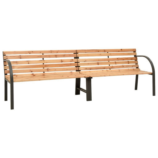 Twin Garden Bench Chinese Fir Wood Toioxt