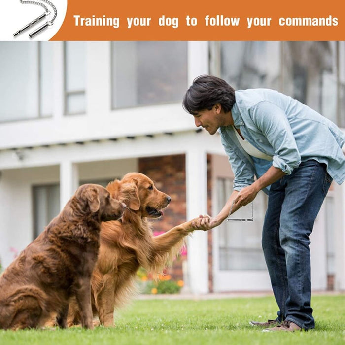 Ultrasonic Adjustable Pitch Stop Barking Training Whistle