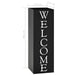 Umbrella Stand Welcome Steel Black Xalikl