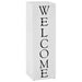 Umbrella Stand Welcome Steel White Xaliki