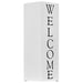 Umbrella Stand Welcome Steel White Xaliki