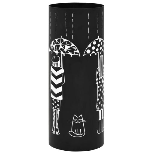 Umbrella Stand Women Steel Black Xalnbb