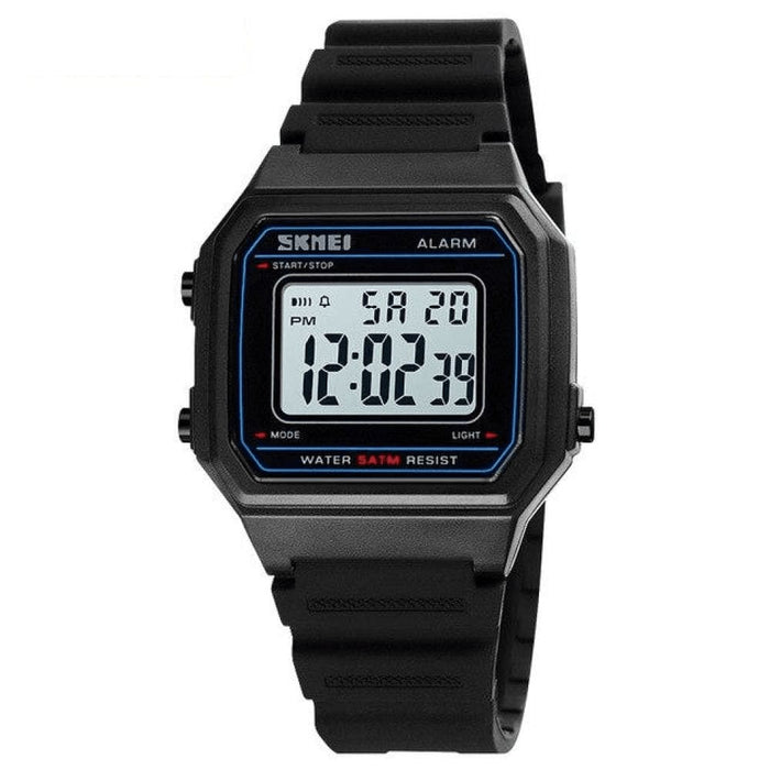 Unisex Transparent Sport Digital Casual Wristwatches