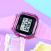 Unisex Transparent Sport Digital Casual Wristwatches