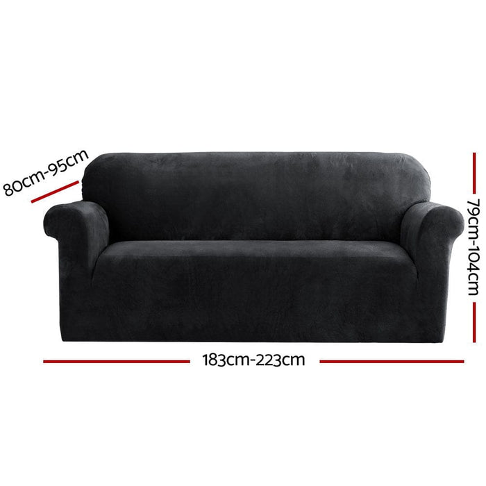 Goslash Picks Velvet Sofa Cover Plush Couch Lounge