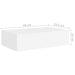 Wall-mounted Drawer Shelf White 40x23.5x10cm Mdf Ttbxao