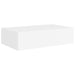 Wall-mounted Drawer Shelf White 40x23.5x10cm Mdf Ttbxao