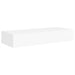 Wall-mounted Drawer Shelf White 60x23.5x10 Cm Mdf Ttbxpp