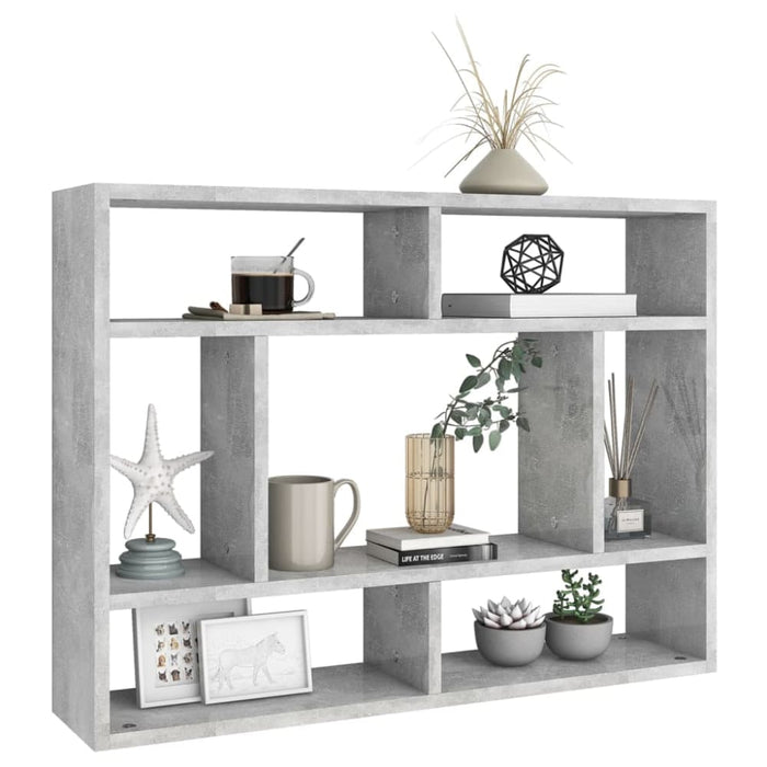 Wall Shelf Concrete Grey Chipboard Nbtbbl