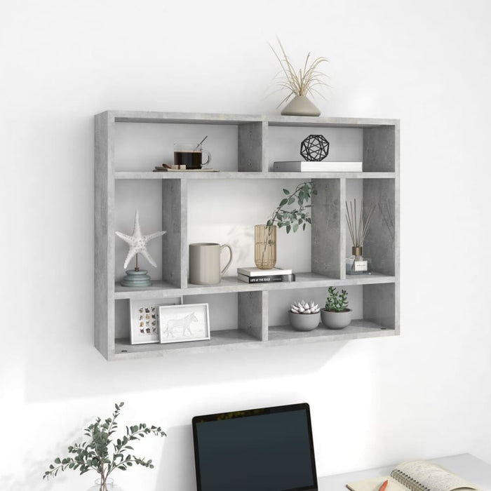 Wall Shelf Concrete Grey Chipboard Nbtbbl