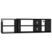 Wall Shelf Glossy Look Black Chipboard Nblxlt