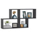 Wall Shelf Grey Chipboard Nbiolx