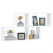 Wall Shelf White Chipboard Nbiolb