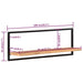 Wall Shelves 2 Pcs 100x24x35 Cm Solid Wood Acacia And Steel