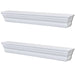 Wall Shelves Aaliyah 2 Pcs White Xaxatk