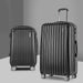 Wanderlite 2pcs Carry On Luggage Sets Suitcase Travel Hard