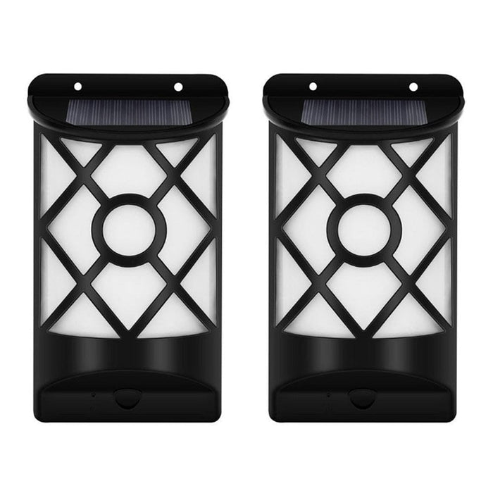 Vibe Geeks Waterproof Flickering Flame Solar Powered