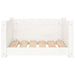 Dog Bed White 55.5x45.5x28 Cm Solid Pine Wood Nxoaat