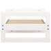 Dog Bed White 55.5x45.5x28 Cm Solid Pine Wood Nxoaln