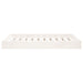 Dog Bed White 91.5x64x9 Cm Solid Wood Pine Nxbnlx