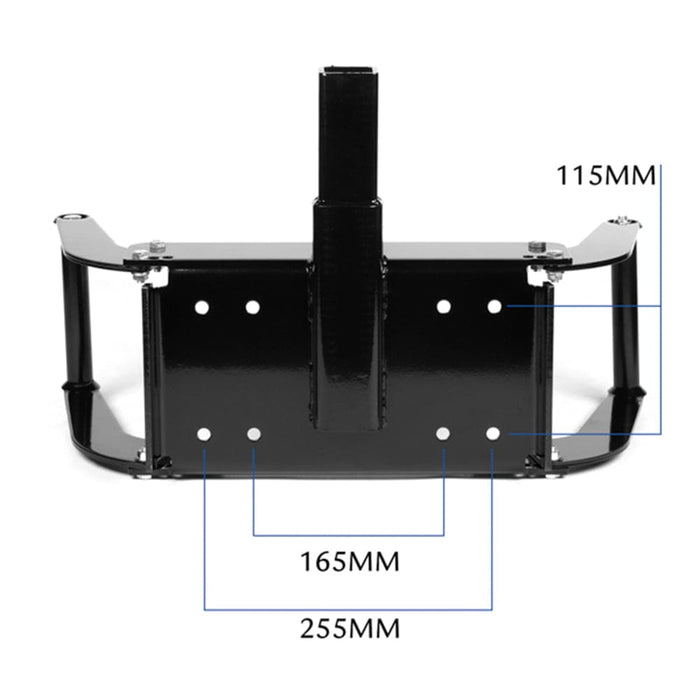 Winch Cradle Mounting Plate Bracket Foldable Steel Bar