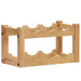 Wine Rack for 6 Bottles 37x21x21 Cm Solid Oak Wood Xnkxbo