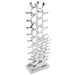 Wine Rack Aluminium Silver 27 Bottles Xatpbt