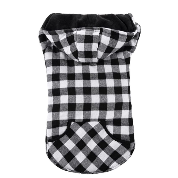 Winter Warm Classic Plaid Fleece Jacket With Pockets