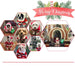 Winter Warm Cute Pet Santa Claus Xmas Suit With Cap For Dogs