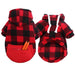 Winter Warm Plaid Hooded Sweatshirt With Pockets For Small