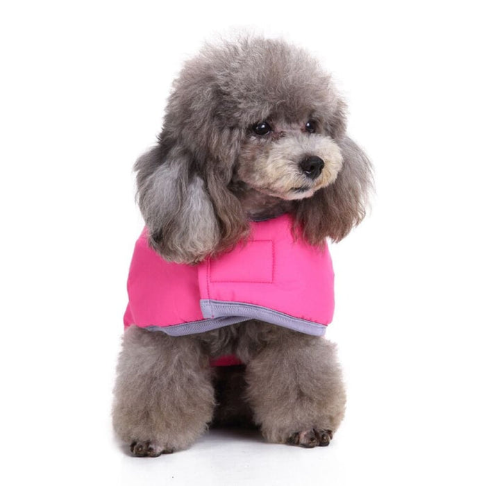 Winter Warm Reversible Reflective Waterproof Paw Print