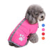 Winter Warm Reversible Reflective Waterproof Paw Print